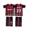 Hjemmebane Trøje AC Milan KAKA 22 Retro 2008 2009 K/Æ Børn(+Shorts)