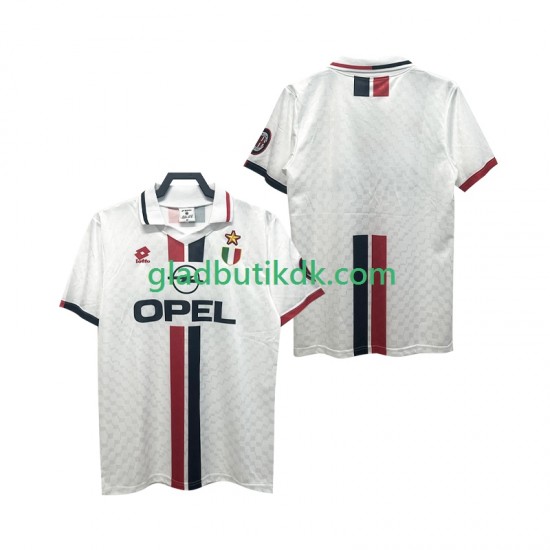 Udebane Trøje AC Milan Retro 1996 1997 K/Æ Mænd