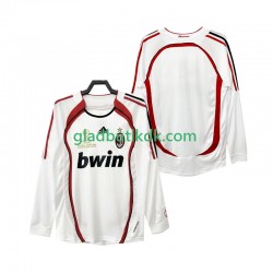 Udebane Trøje AC Milan Retro 2006 2007 L/Æ Mænd