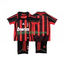 Hjemmebane Trøje AC Milan Retro 2006 2007 K/Æ Børn(+Shorts)