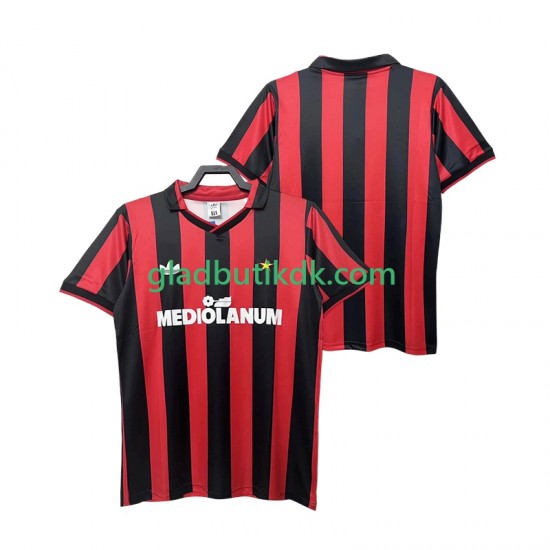 Hjemmebane Trøje AC Milan Retro 1990 1991 K/Æ Mænd