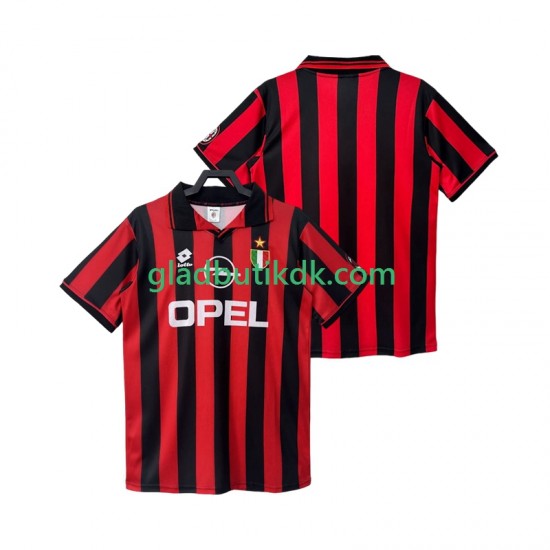 Hjemmebane Trøje AC Milan Retro 1996 1997 K/Æ Mænd