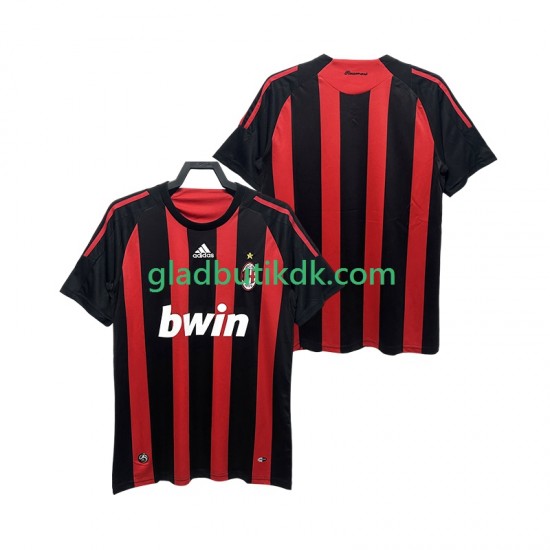 Hjemmebane Trøje AC Milan Retro 2008 2009 K/Æ Mænd