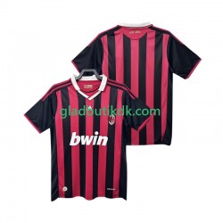 Hjemmebane Trøje AC Milan Retro 2009 2010 K/Æ Mænd