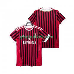 Hjemmebane Trøje AC Milan Retro 2011 2012 K/Æ Mænd