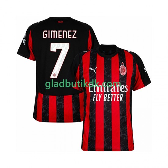 Hjemmebane Trøje AC Milan Santiago Gimenez 7 2025-2026 K/Æ Mænd