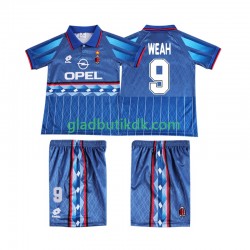 Udebane Trøje AC Milan WEAH 9 Retro 1995 1996 K/Æ Børn(+Shorts)