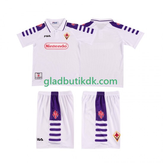Udebane Trøje Fiorentina Retro 1998 1999 K/Æ Børn(+Shorts)