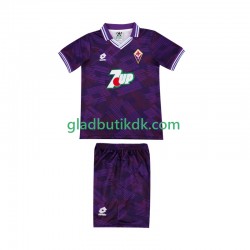 Hjemmebane Trøje Fiorentina Retro 1992 1993 K/Æ Børn(+Shorts)