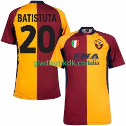 Hjemmebane Trøje AS Roma Batistuta 20 Retro 2000 2001 K/Æ Mænd