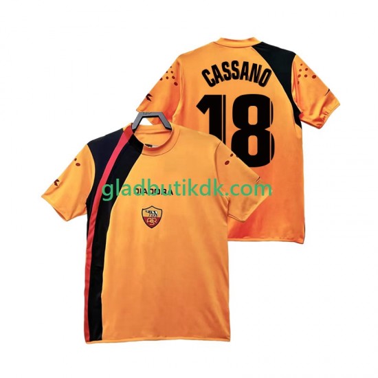 Hjemmebane Trøje AS Roma CASSANO 18 Retro 2005 2006 K/Æ Mænd
