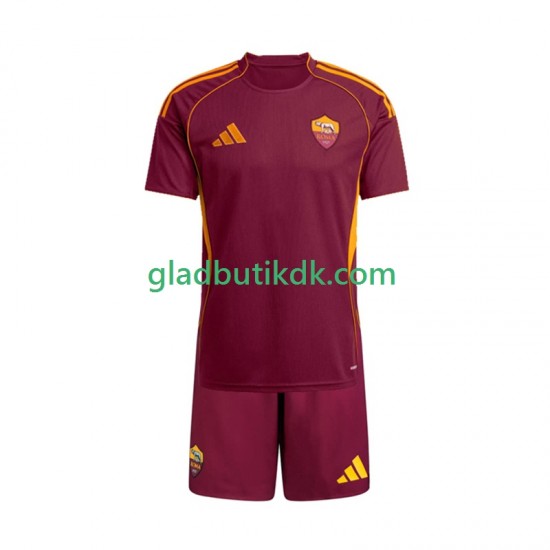 Hjemmebane Trøje AS Roma 2025-2026 K/Æ Børn(+Shorts)