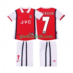 Hjemmebane Trøje Arsenal BECKHAM 7 Retro 1998 1999 K/Æ Børn(+Shorts)
