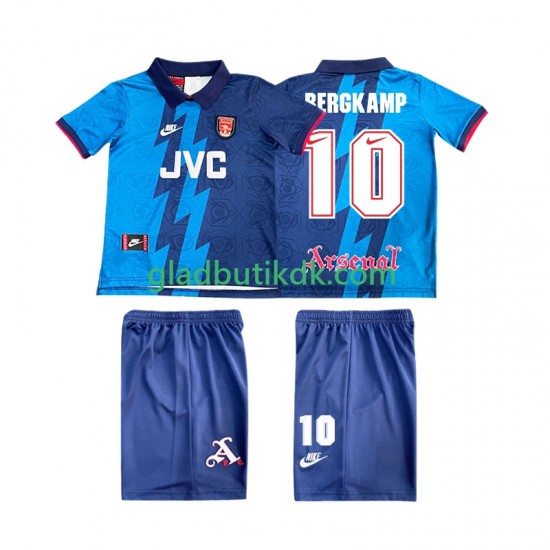 Udebane Trøje Arsenal BERGKAMP 10 Retro 1995 1996 K/Æ Børn(+Shorts)