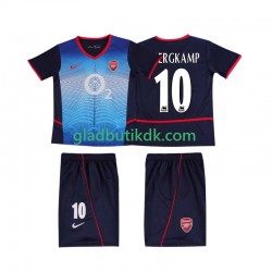 Udebane Trøje Arsenal BERGKAMP 10 Retro 2002 2004 K/Æ Børn(+Shorts)