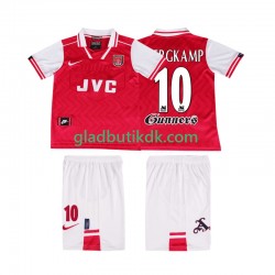Hjemmebane Trøje Arsenal BERGKAMP 10 Retro 1996 1997 K/Æ Børn(+Shorts)
