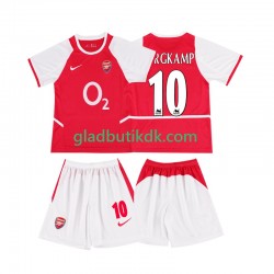 Hjemmebane Trøje Arsenal BERGKAMP 10 Retro 2002 2003 K/Æ Børn(+Shorts)