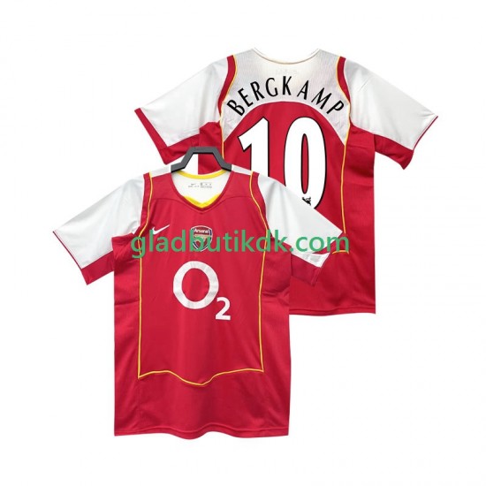 Hjemmebane Trøje Arsenal BERGKAMP 10 Retro 2004 2005 K/Æ Mænd