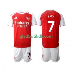 Hjemmebane Trøje Arsenal Bukayo Saka 7 2025-2026 K/Æ Børn(+Shorts)