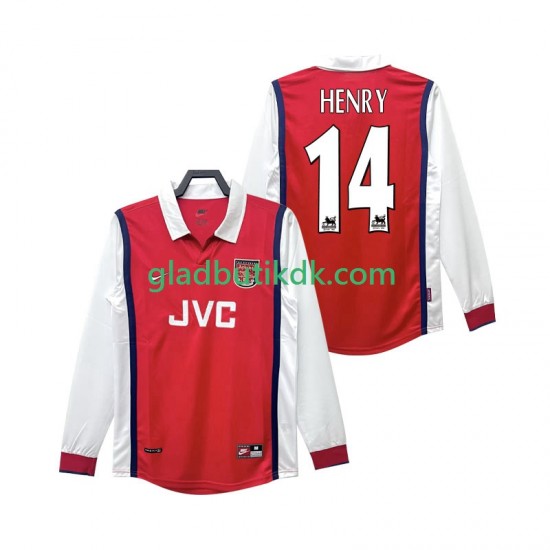 Hjemmebane Trøje Arsenal Henry 14 Retro 1998 1999 L/Æ Mænd