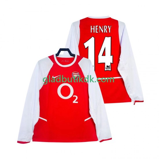 Hjemmebane Trøje Arsenal Henry 14 Retro 2002 2003 L/Æ Mænd