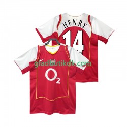 Hjemmebane Trøje Arsenal Henry 14 Retro 2004 2005 K/Æ Mænd