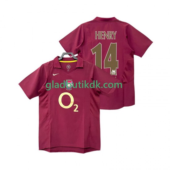 Hjemmebane Trøje Arsenal Henry 14 Retro 2005 2006 K/Æ Mænd
