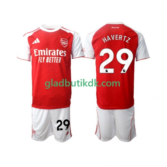 Hjemmebane Trøje Arsenal Kai Havertz 29 2025-2026 K/Æ Børn(+Shorts)