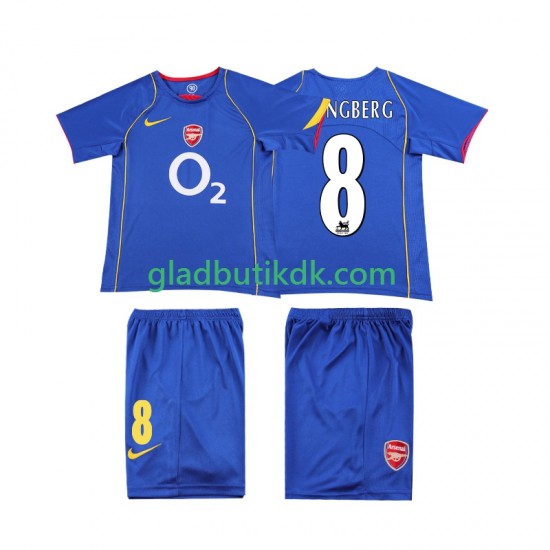 Udebane Trøje Arsenal LJUNGBERG 8 Retro 2004 2005 K/Æ Børn(+Shorts)