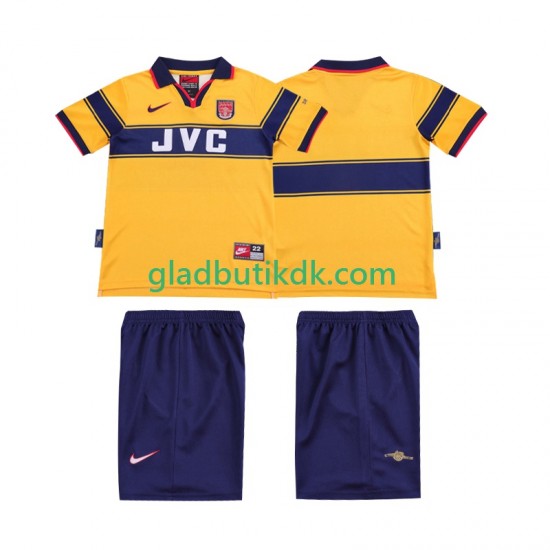 Udebane Trøje Arsenal Retro 1997 1999 K/Æ Børn(+Shorts)