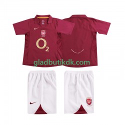 Hjemmebane Trøje Arsenal Retro 2005 2006 K/Æ Børn(+Shorts)