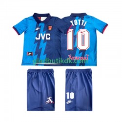 Udebane Trøje Arsenal TOTTI 10 Retro 1995 1996 K/Æ Børn(+Shorts)