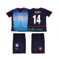 Udebane Trøje Arsenal Thierry Henry 14 Retro 2002 2004 K/Æ Børn(+Shorts)