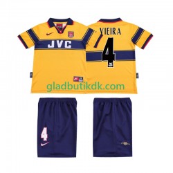 Udebane Trøje Arsenal VIEIRA 4 Retro 1997 1999 K/Æ Børn(+Shorts)