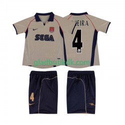 Udebane Trøje Arsenal VIEIRA 4 Retro 2001 2002 K/Æ Børn(+Shorts)