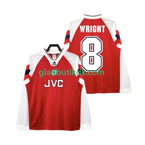 Hjemmebane Trøje Arsenal WRIGHT 8 Retro 192 1994 L/Æ Mænd