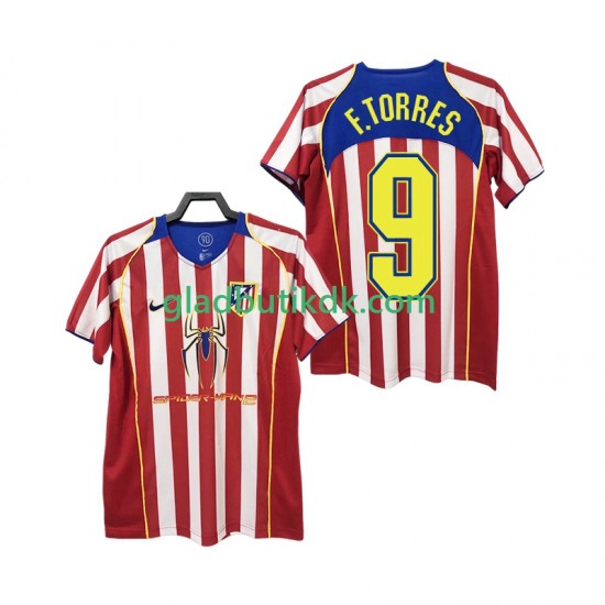 Hjemmebane Trøje Atlético Madrid F TORRES 9 Retro 2004 2005 K/Æ Mænd