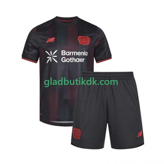 Hjemmebane Trøje Bayer 04 Leverkusen 2025-2026 K/Æ Børn(+Shorts)