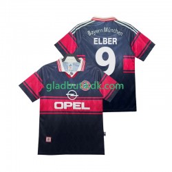 Hjemmebane Trøje FC Bayern München Elber 9 Retro 1997 1999 K/Æ Mænd