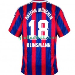 Hjemmebane Trøje FC Bayern München Klinsmann 18 Retro 1995 1997 K/Æ Mænd