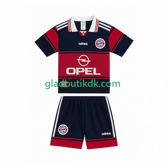 Hjemmebane Trøje FC Bayern München Retro 1997 1999 K/Æ Børn(+Shorts)