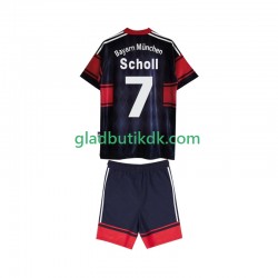 Hjemmebane Trøje FC Bayern München Scholl 7 Retro 1997 1999 K/Æ Børn(+Shorts)
