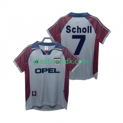 3. Valg Trøje FC Bayern München Scholl 7 Retro 1998 1999 K/Æ Mænd