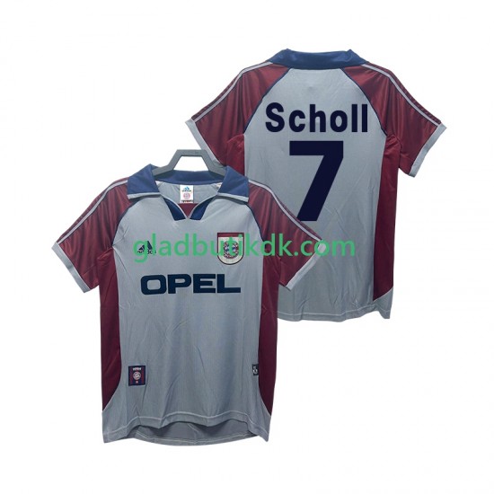 3. Valg Trøje FC Bayern München Scholl 7 Retro 1998 1999 K/Æ Mænd
