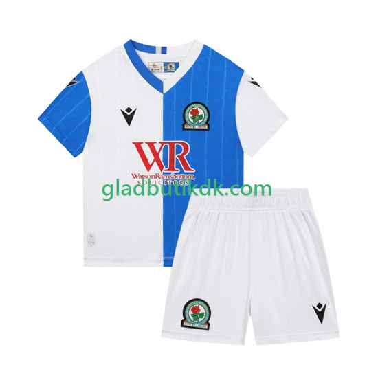 Hjemmebane Trøje Blackburn Rovers 2025-2026 K/Æ Børn(+Shorts)