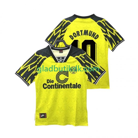Hjemmebane Trøje Borussia Dortmund Moller 10 Retro 1994 1995 K/Æ Mænd