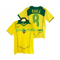 Hjemmebane Trøje Brasilien KAKA 8 Retro 2004 K/Æ Mænd
