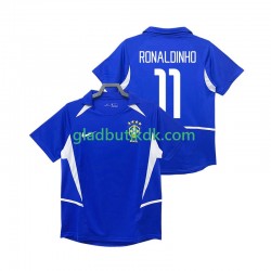 Udebane Trøje Brasilien RONALDINHO 11 Retro 2002 K/Æ Mænd