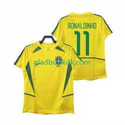 Hjemmebane Trøje Brasilien RONALDINHO 11 Retro 2002 K/Æ Mænd