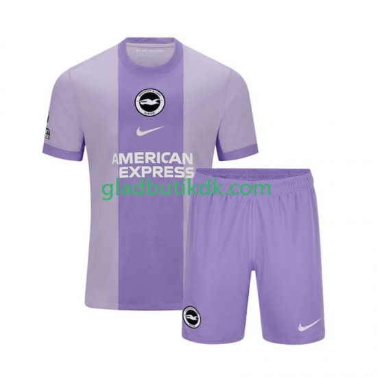 Udebane Trøje Brighton Hove Albion 2025-2026 K/Æ Børn(+Shorts)
